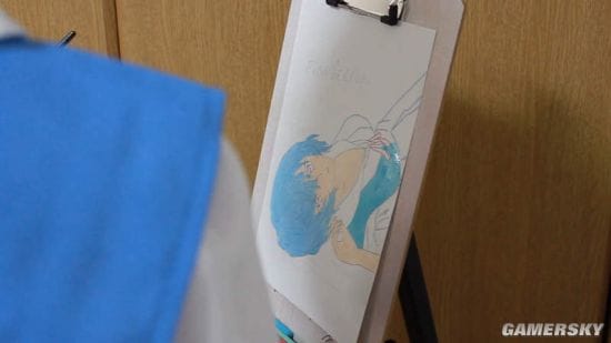 COS动漫角色性感度倍增 Youtube小姐姐的不露脸绘画教室