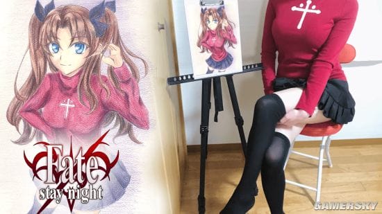 COS动漫角色性感度倍增 Youtube小姐姐的不露脸绘画教室