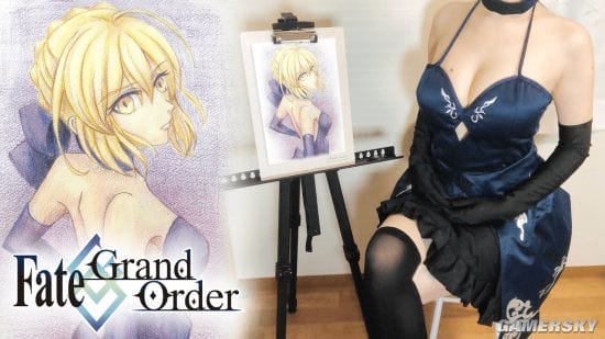 COS动漫角色性感度倍增 Youtube小姐姐的不露脸绘画教室