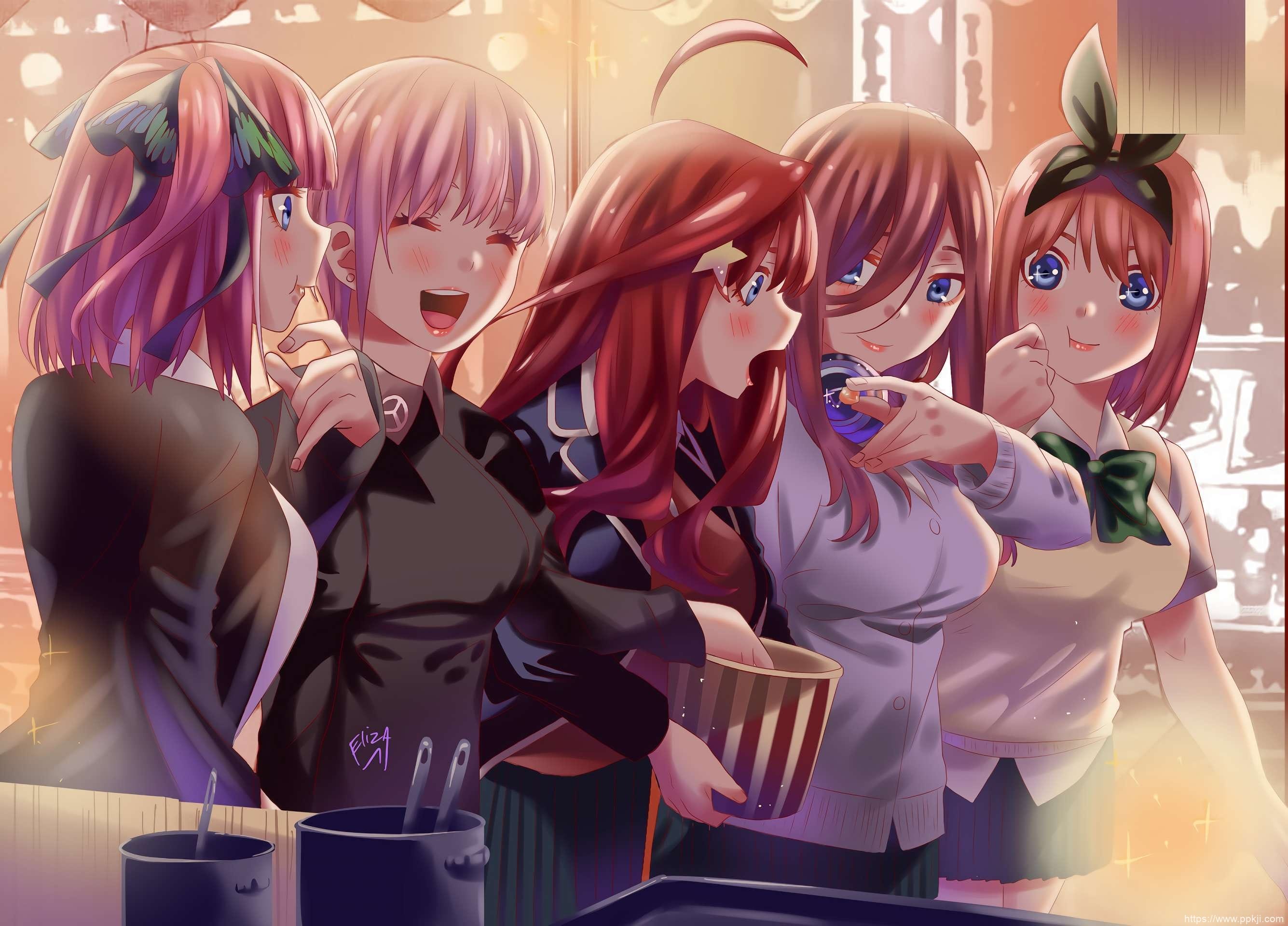 小孩子才做选择，是我就全要了《五等分的新娘》高清壁纸特辑！