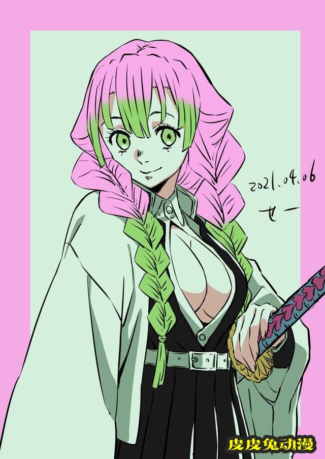 「落第骑士英雄谭」角色设计公开其绘制的甘露寺蜜璃