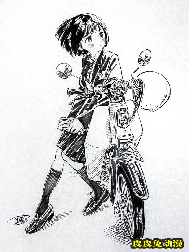 轻小说「本田小狼与我」角色原案公开新绘图-皮皮兔动漫