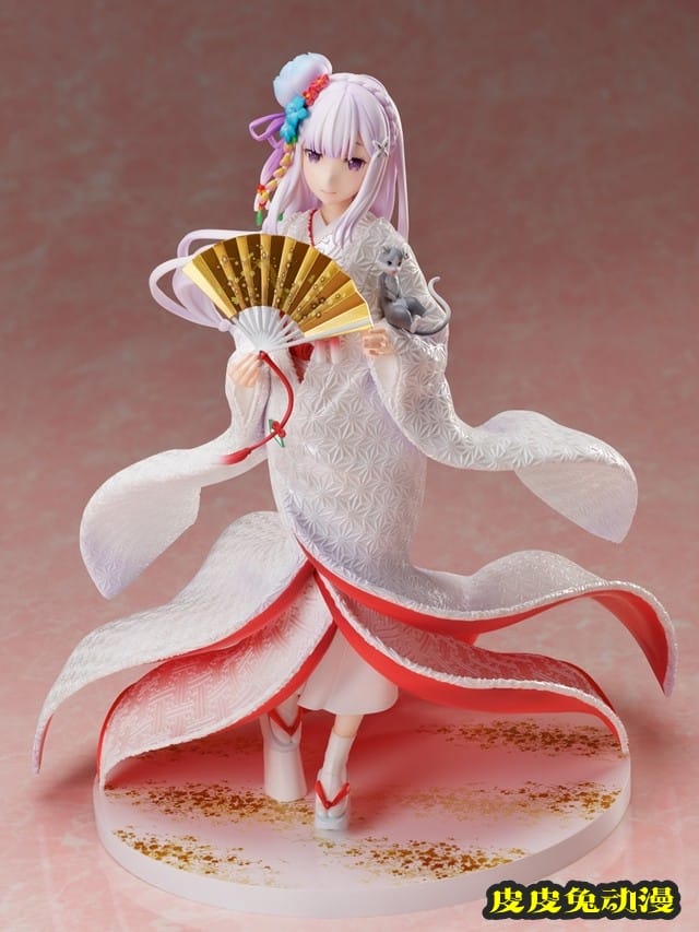 「Re：从零开始的异世界生活」艾米莉娅「白无垢ver.」手办公开-皮皮兔动漫