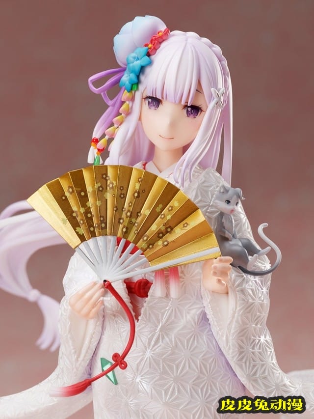 「Re：从零开始的异世界生活」艾米莉娅「白无垢ver.」手办公开