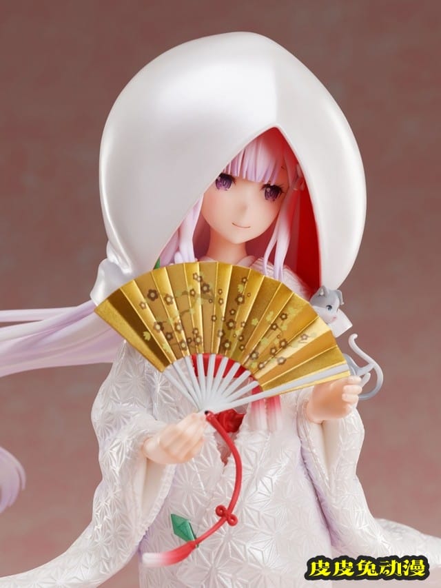 「Re：从零开始的异世界生活」艾米莉娅「白无垢ver.」手办公开