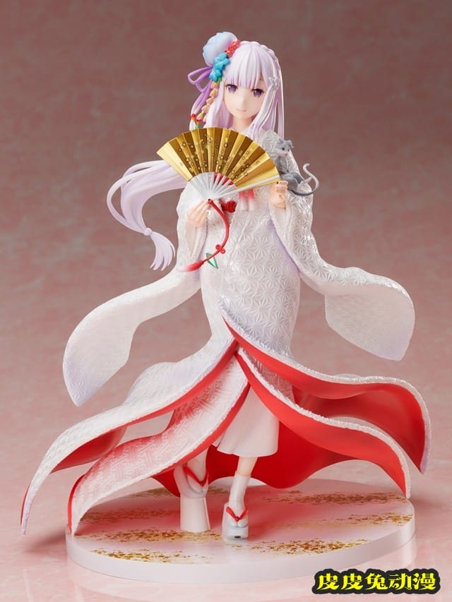 「Re：从零开始的异世界生活」艾米莉娅「白无垢ver.」手办公开