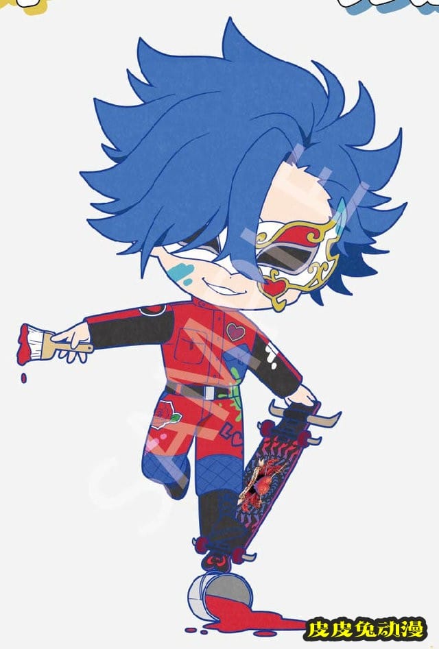 「无限滑板」新商品Q版插图公开