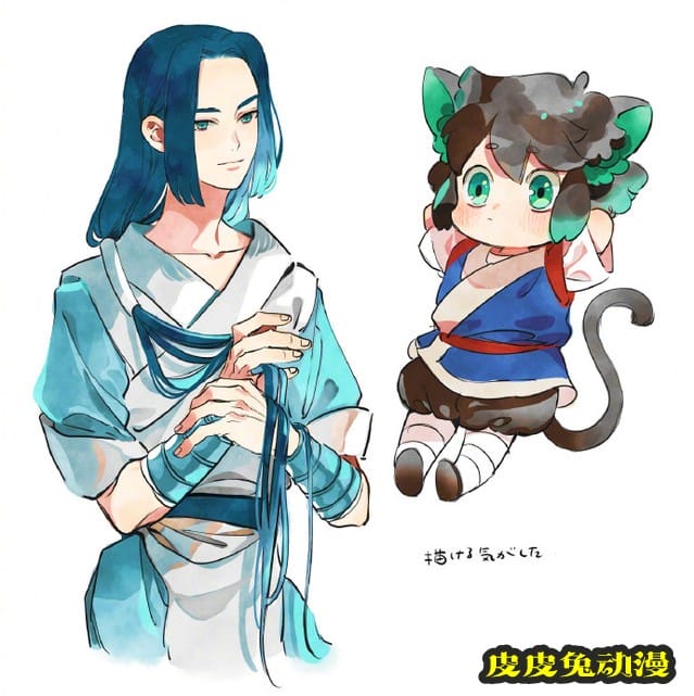 「百与万」作者绘制的「罗小黑战记」同人图公开