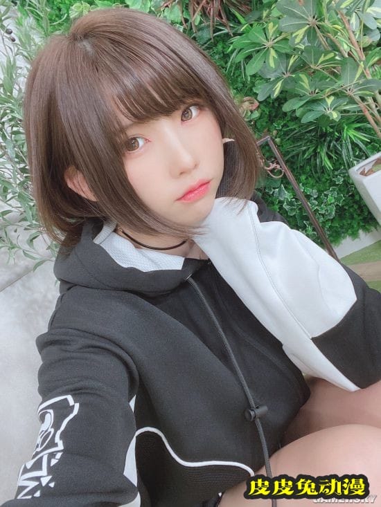 日本COSER Enako动物系写真 可爱兔耳娘与野兽同台