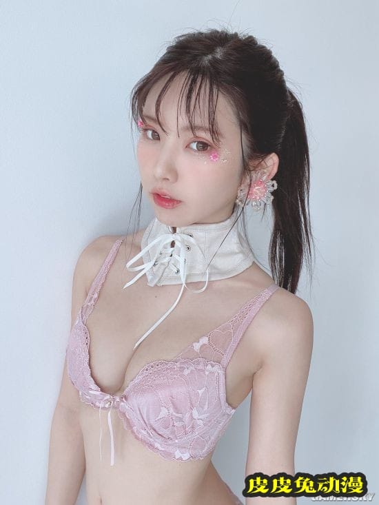 日本COSER Enako动物系写真 可爱兔耳娘与野兽同台