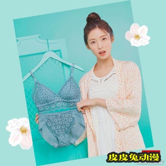 清纯派女偶像代言内衣 却从没拍过内衣照引粉丝热议