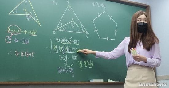 韩国女数学老师走红 网友：老师我想学数学