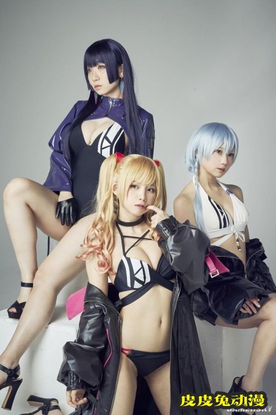 伊织萌和Enako梦幻联动拍写真 高颜值美体的大姐姐