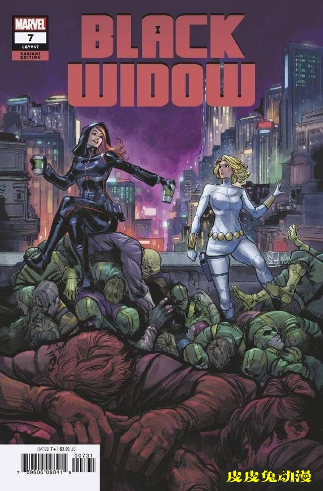 画师绘制「黑寡妇」第7期变体封面图公开-皮皮兔动漫