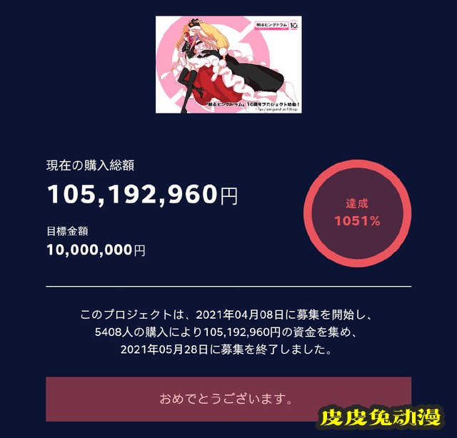 「回转企鹅罐」十周年纪念剧场版众筹于昨日结束-皮皮兔动漫