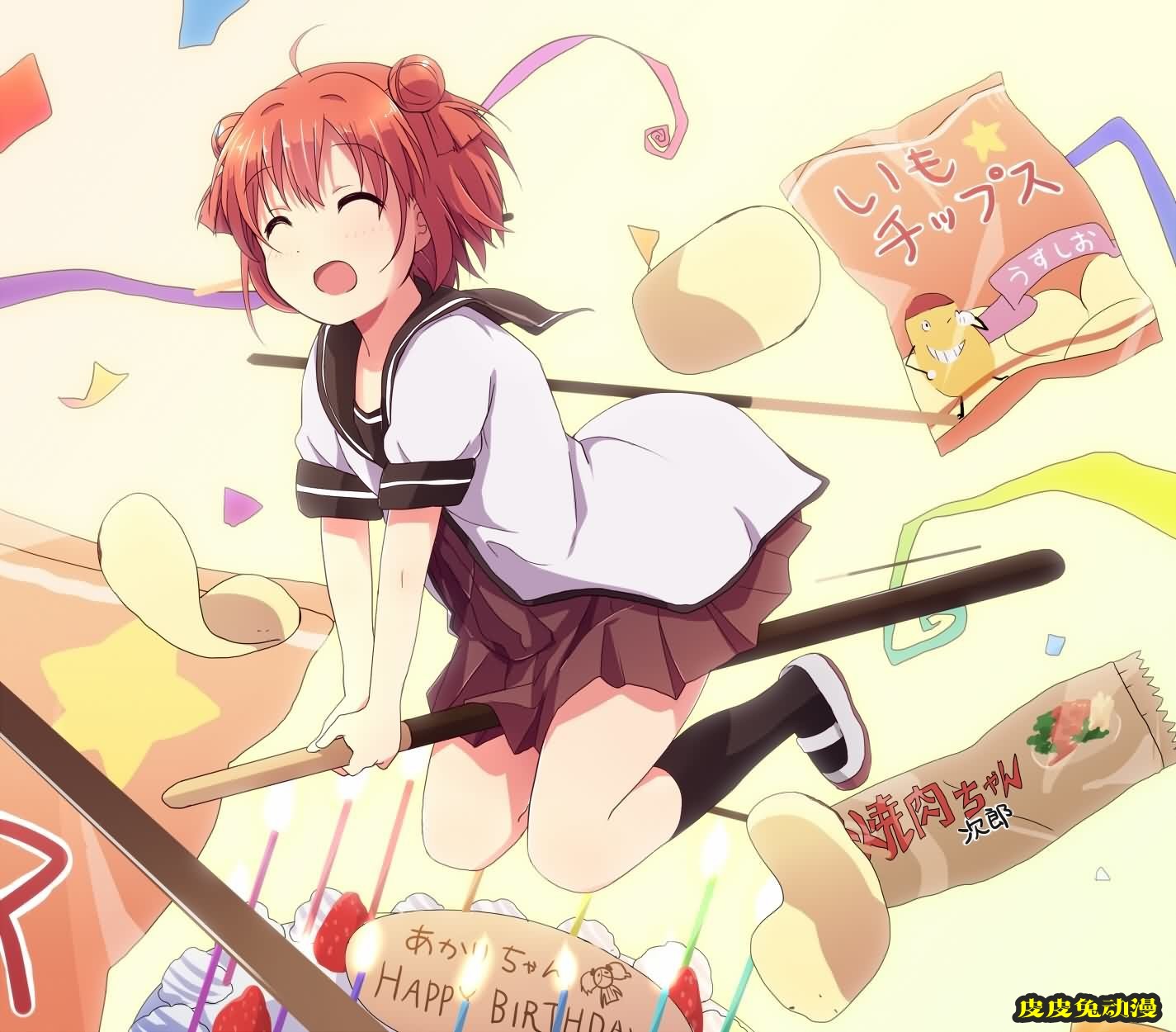 你那么可爱，存在感却为零…摇曳百合《赤座灯里》高清壁纸特辑！