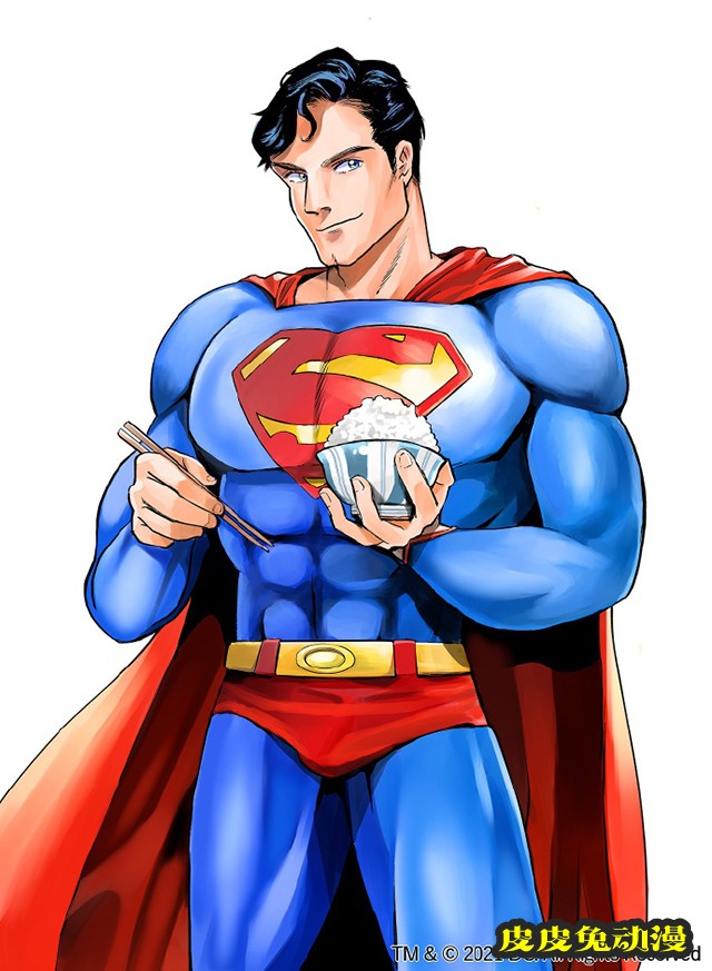 超人题材美食漫画「SUPERMAN vs饭 超人的一人食」连载开启