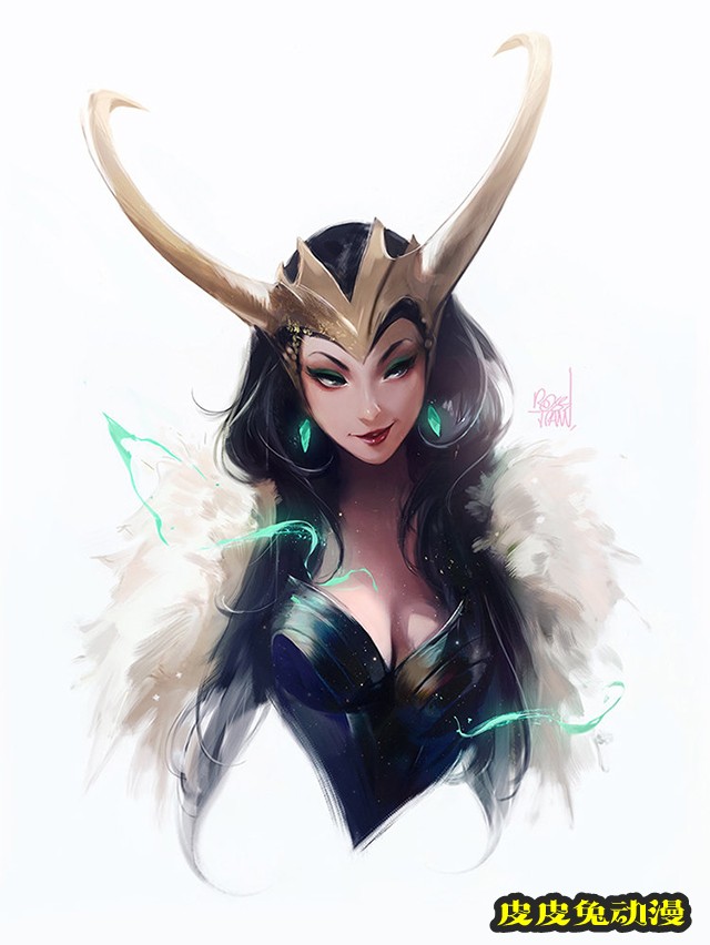 美国艺术家绘制女版「洛基」肖像公开-皮皮兔动漫