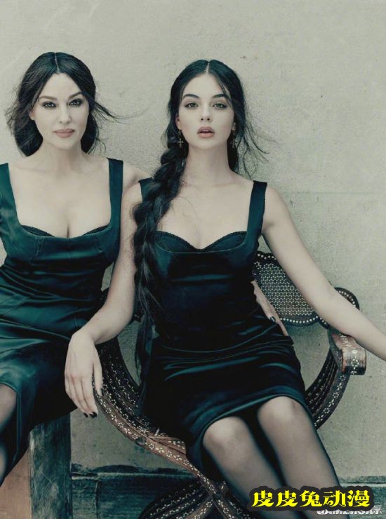 意大利女神莫妮卡贝鲁奇携女儿登杂志封面 完美继承母亲的美丽