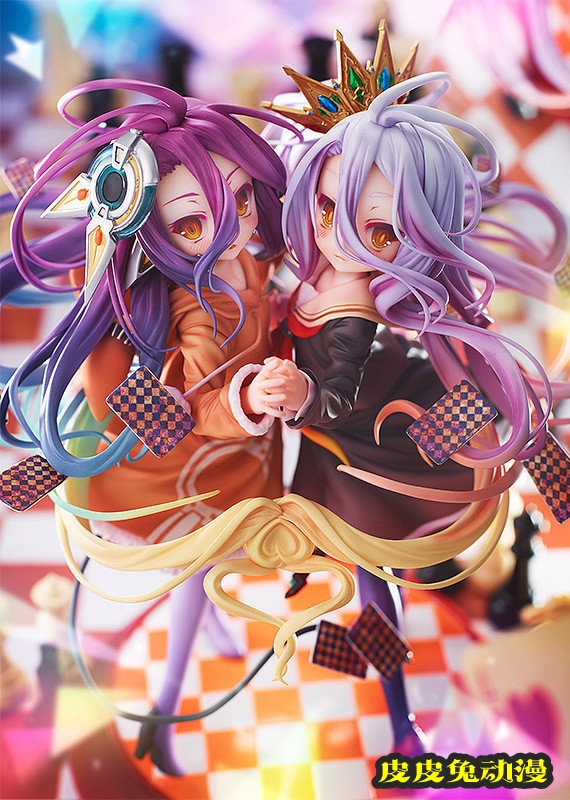 剧场版「游戏人生：零」白&休比手办开订-皮皮兔动漫