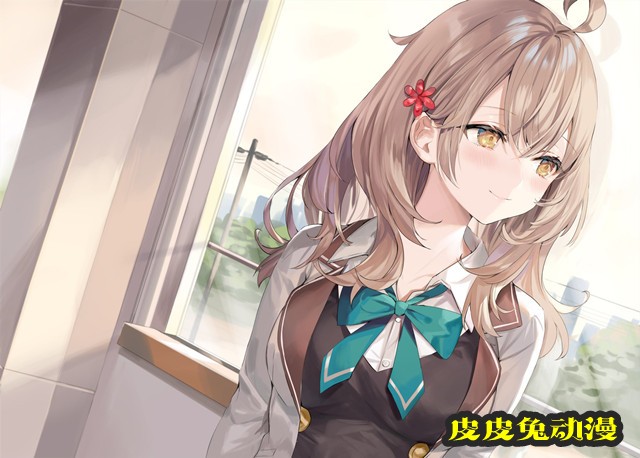 「偶尔会用俄语小声嘀咕掩饰害羞的邻桌的阿莉娅同学」官推公开新插图