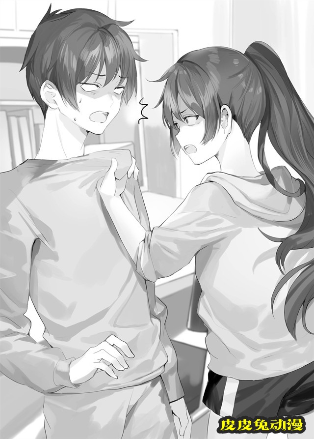 「偶尔会用俄语小声嘀咕掩饰害羞的邻桌的阿莉娅同学」公布新插图-皮皮兔动漫