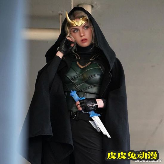 国外妹子COS女洛基 帅气“基妹”神还原-皮皮兔动漫