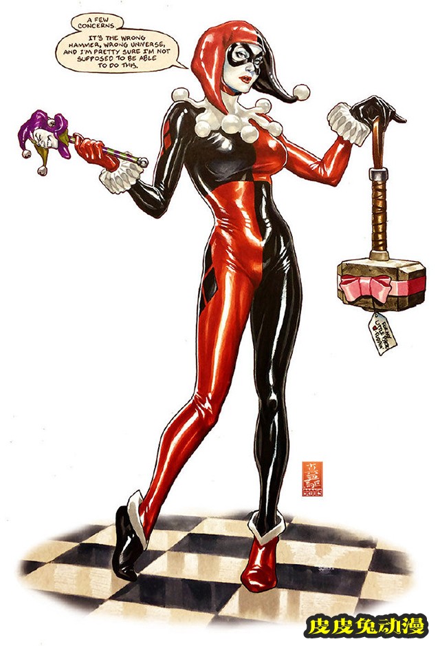 知名画师Brooks绘制「哈莉&middot;奎茵」人物立绘公开-皮皮兔动漫