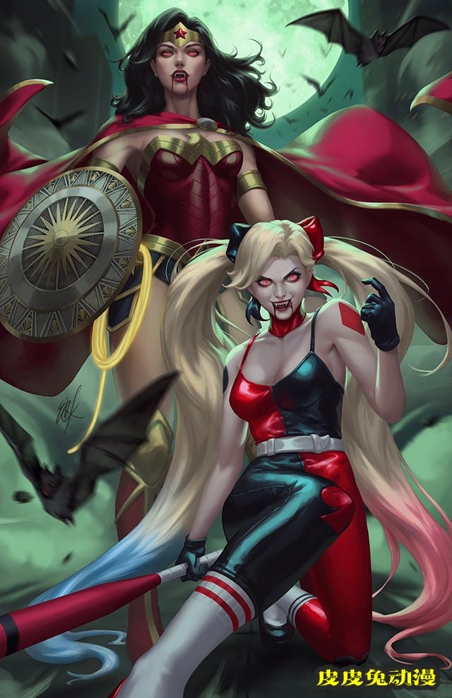 DC漫画「DC大战吸血鬼」第一期变体封面公开-皮皮兔动漫