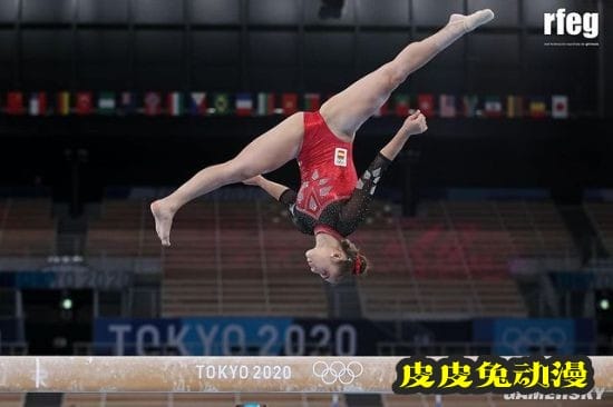 18岁初战奥运的体操正妹 力量感美腿格外吸睛