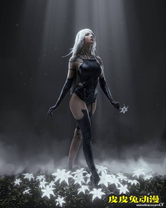 俄妹《电锯人》超还原COS,御姐级玛奇玛气质撩人