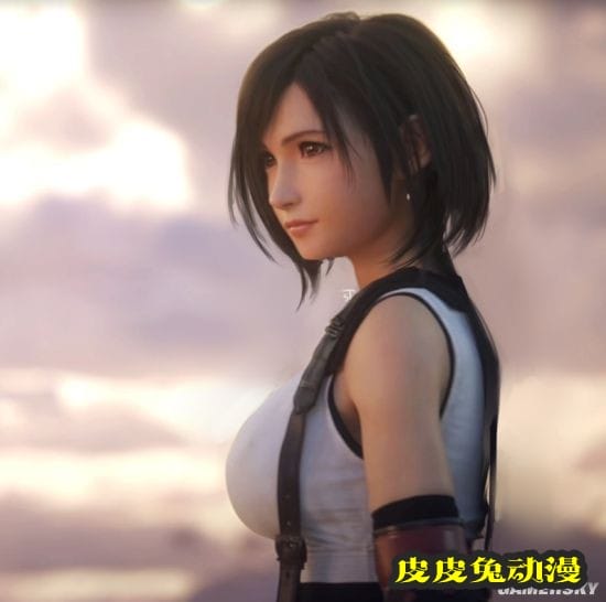 网友制作短发蒂法形象引官方点赞 二创绘制角色超可爱