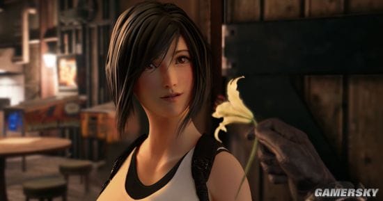 网友制作短发蒂法形象引官方点赞 二创绘制角色超可爱