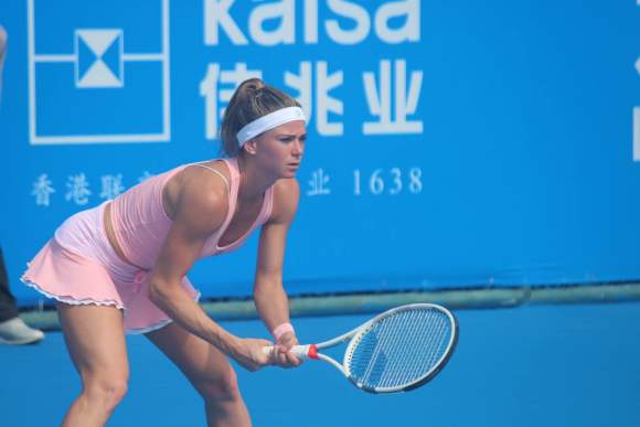 攻击性极强的粉红芭比 意大利网球女神Camila Giorgi