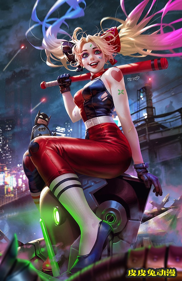 画师绘制「哈莉&middot;奎茵」第9期变体封面图公开-皮皮兔动漫