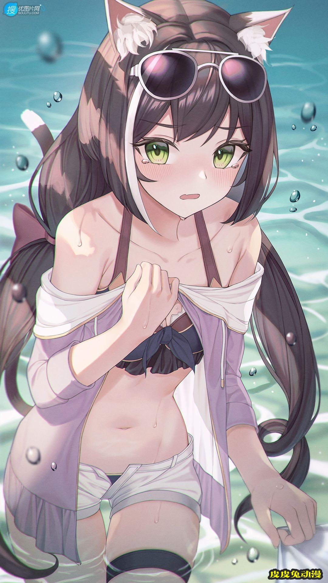 猫耳兽人少女，《公主连结!Re:Dive》人物凯露高清手绘插画图集-皮皮兔动漫