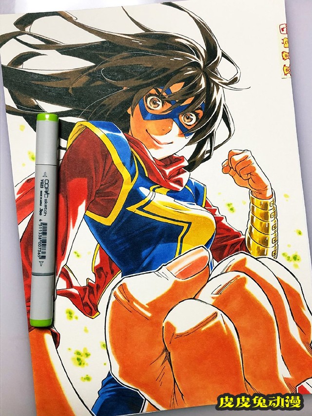 「全金属狂潮」原作绘制“惊奇女士”公开-皮皮兔动漫