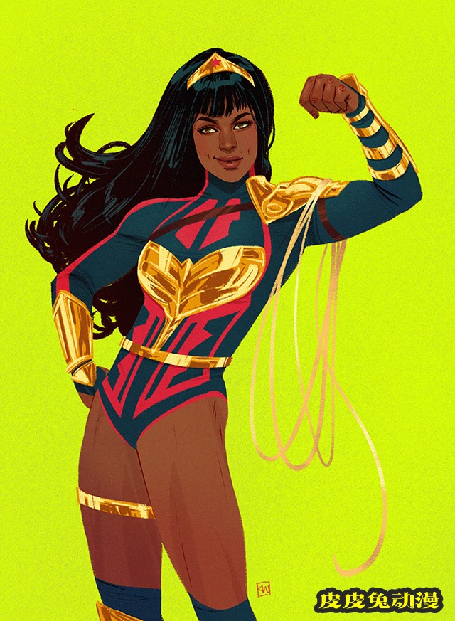 画师绘制「神奇女侠」与「神奇少女」全新造型公开