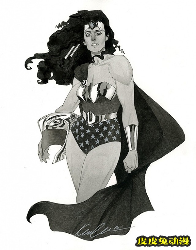 画师绘制「神奇女侠」与「神奇少女」全新造型公开