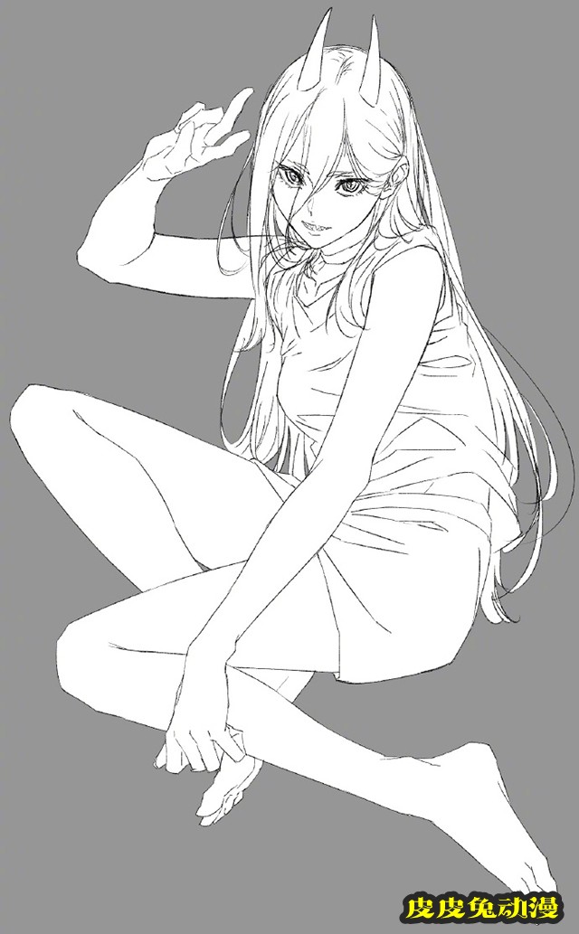 「电锯人」动画监督中山龙绘制帕瓦公开-皮皮兔动漫