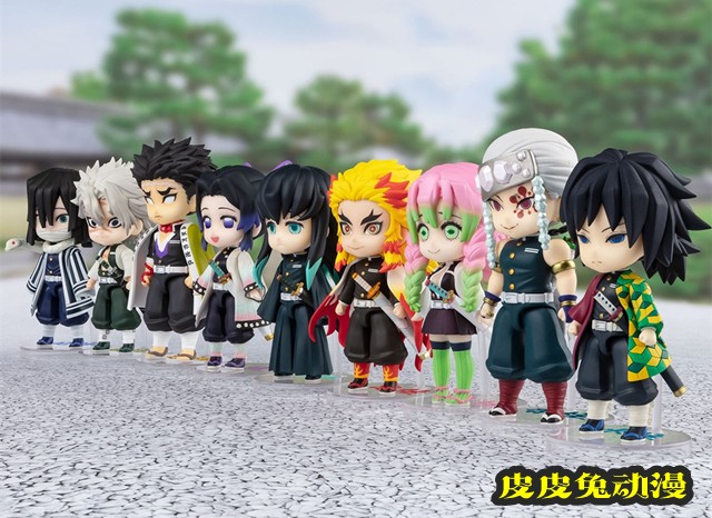 「鬼灭之刃」柱合会议粘土人套装公开-皮皮兔动漫