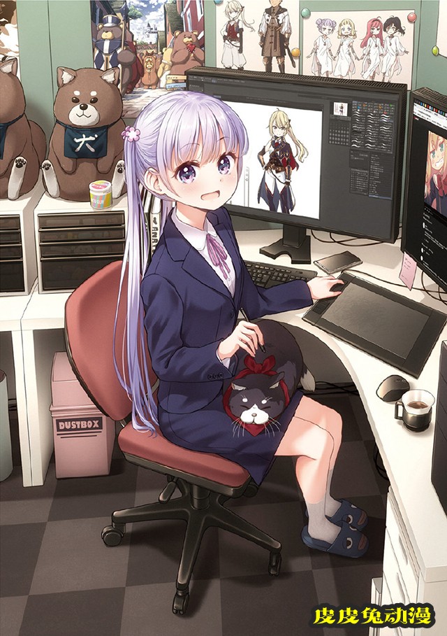 「NEW GAME!」第13卷彩页插图公开-皮皮兔动漫