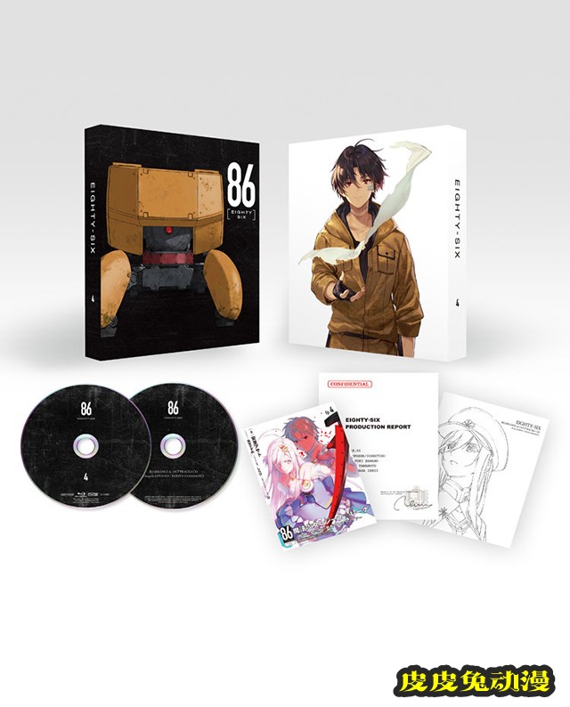 动画「86 -不存在的战区-」Blu-ray&amp;DVD第四卷封面公开