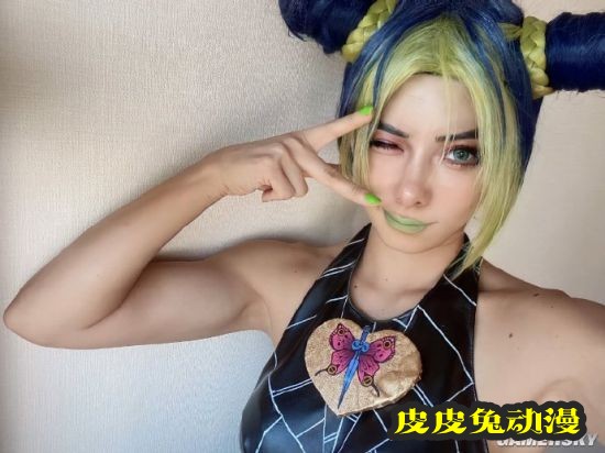 日本女COSER体脂率达16.9% COS空条徐伦大秀肌肉-皮皮兔动漫