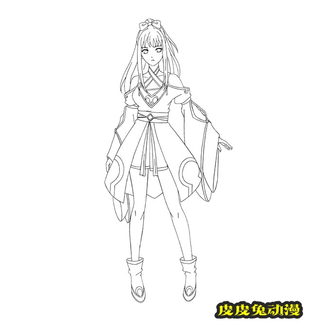 「邪王追妻」第三季人物线稿图公开-皮皮兔动漫