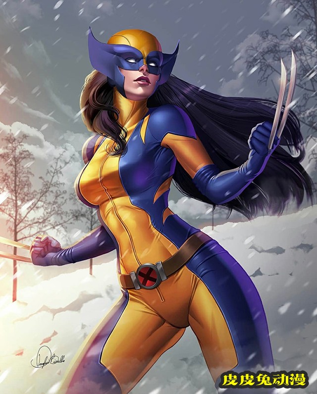 画师绘制「X战警」劳拉·金妮人物图公开