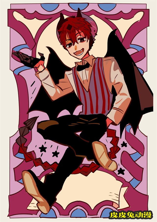 あいだいろ更新「地缚少年花子君」四张人物彩图