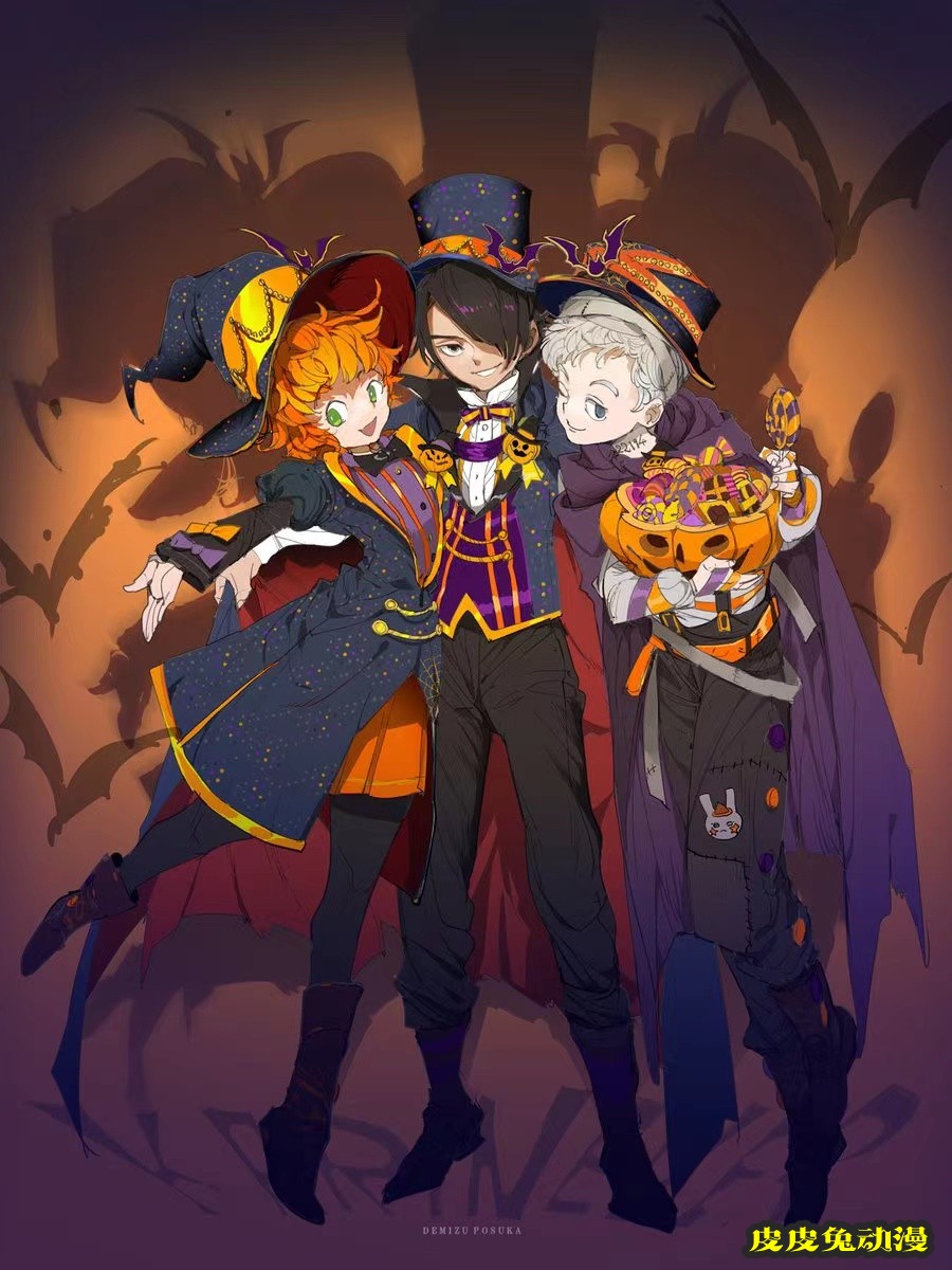 出水明日香「约定的梦幻岛」2021万圣节贺图公开-皮皮兔动漫