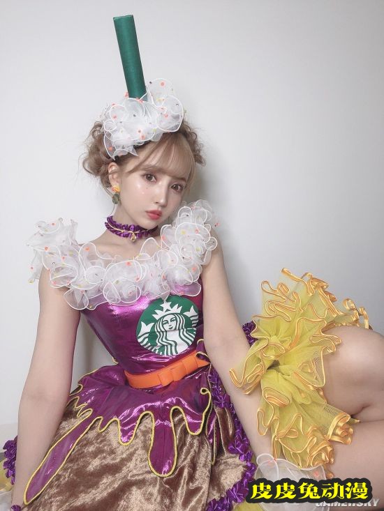 三上悠亚万圣节COS《鬼灭》恋柱 可爱度爆表