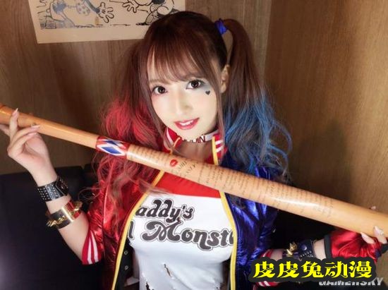 三上悠亚万圣节COS《鬼灭》恋柱 可爱度爆表